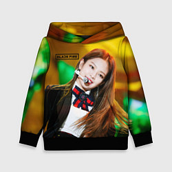 Толстовка-худи детская Blackpink Jennie Kim, цвет: 3D-черный