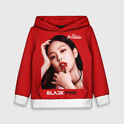 Толстовка-худи детская Blackpink Beautiful Jennie, цвет: 3D-белый