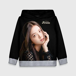 Толстовка-худи детская Blackpink Cute Jisoo Kim, цвет: 3D-меланж