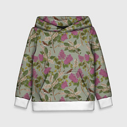 Детская толстовка Мухоловки и сирень