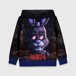 Толстовка-худи детская Five Nights at Freddys Bonnie, цвет: 3D-синий