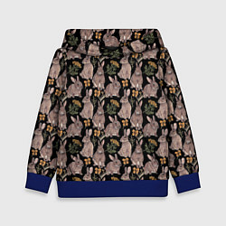 Детская толстовка Зайцы и пижма