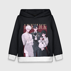 Толстовка-худи детская Агенты времени - персонажи, цвет: 3D-белый