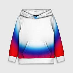 Детская толстовка Флаг России градиент