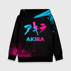 Толстовка-худи детская Akira - neon gradient, цвет: 3D-черный