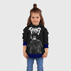 Толстовка-худи детская Просто Берсерк, цвет: 3D-синий — фото 2