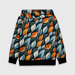 Детская толстовка Узор из листьев поздняя осень