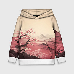 Детская толстовка Сакура в горах