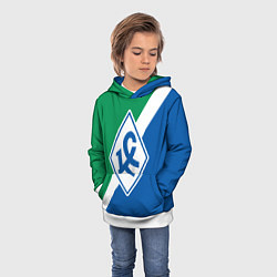Толстовка-худи детская Крылья Советов - Самара, цвет: 3D-белый — фото 2