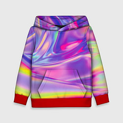 Детская толстовка Радужное северное сияние