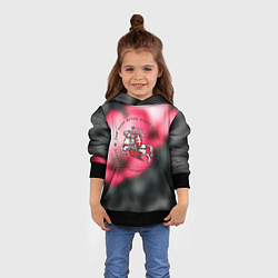 Толстовка-худи детская Беларусь земля свободы, цвет: 3D-черный — фото 2