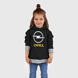Толстовка-худи детская Opel sport car, цвет: 3D-меланж — фото 2