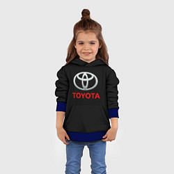 Толстовка-худи детская Toyota sport car, цвет: 3D-синий — фото 2