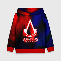 Толстовка-худи детская Assassins Creed fire, цвет: 3D-красный