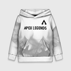 Толстовка-худи детская Apex Legends glitch на светлом фоне посередине, цвет: 3D-белый