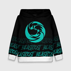 Толстовка-худи детская Beastcoast, цвет: 3D-белый