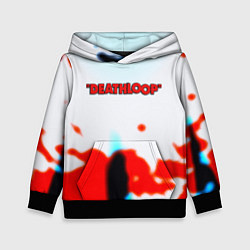 Толстовка-худи детская Deathloop blood, цвет: 3D-черный