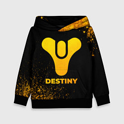 Толстовка-худи детская Destiny - gold gradient, цвет: 3D-черный