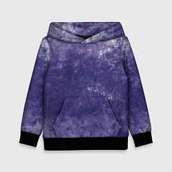 Толстовка-худи детская Абстракция - violet color background, цвет: 3D-черный