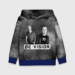 Толстовка-худи детская Devision - a band from germany, цвет: 3D-синий