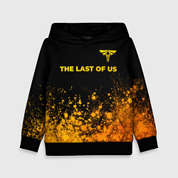 Толстовка-худи детская The Last Of Us - gold gradient посередине, цвет: 3D-черный