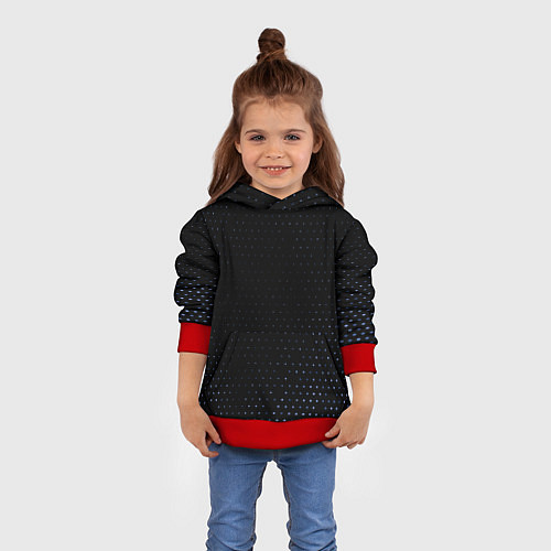 Детская толстовка Звездное небо будущего / 3D-Красный – фото 4