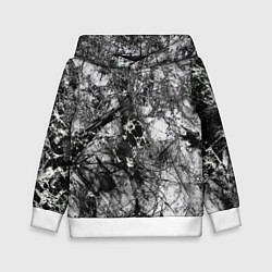 Детская толстовка Белый лес камуфляж