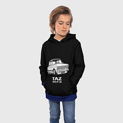 Толстовка-худи детская TAZ Mafia, цвет: 3D-синий — фото 2