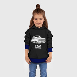 Толстовка-худи детская TAZ Mafia, цвет: 3D-синий — фото 2