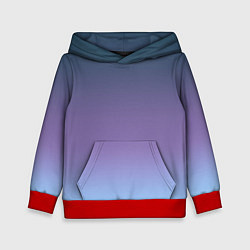 Детская толстовка Градиент синий фиолетовый голубой