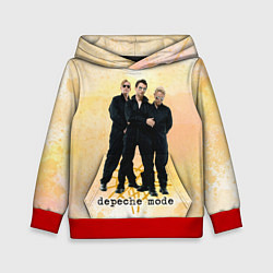 Толстовка-худи детская Depeche Mode - Universe band, цвет: 3D-красный