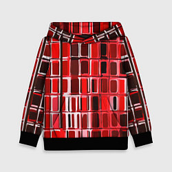 Детская толстовка Красные прямоугольники