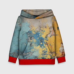 Детская толстовка Гранжевая стена с краской