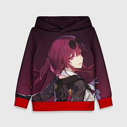Толстовка-худи детская Kafka Honkai Star Rail, цвет: 3D-красный