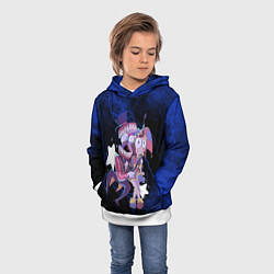 Толстовка-худи детская Помни и Кейн Удивительный цифровой цирк, цвет: 3D-белый — фото 2