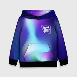 Толстовка-худи детская GTA6 northern cold, цвет: 3D-черный