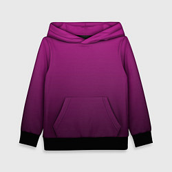 Детская толстовка Вишневый и черный градиент