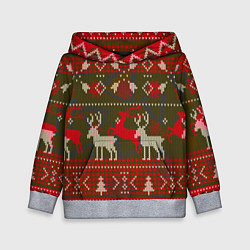 Детская толстовка Рождественский орнамент