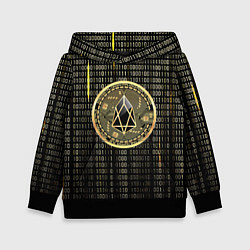 Толстовка-худи детская Eos крипта, цвет: 3D-черный
