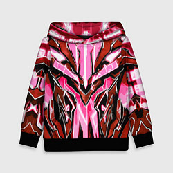 Детская толстовка Розовый кибер доспех