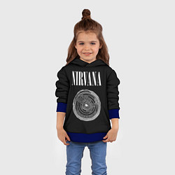 Толстовка-худи детская Nirvana Inferno, цвет: 3D-синий — фото 2