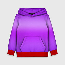 Детская толстовка Яркий сиреневый градиент