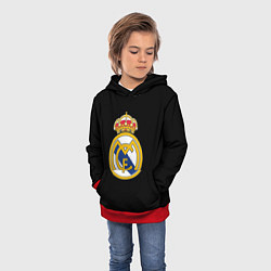 Толстовка-худи детская Real madrid fc club, цвет: 3D-красный — фото 2