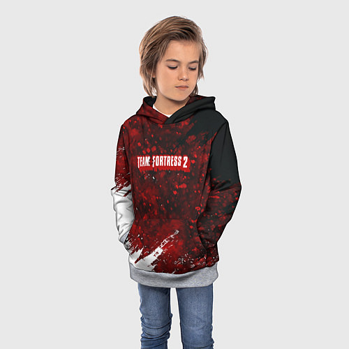 Детская толстовка Team Fortress 2 текстура гейм / 3D-Меланж – фото 3