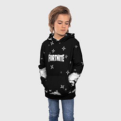 Толстовка-худи детская Фортнайт гейм, цвет: 3D-черный — фото 2