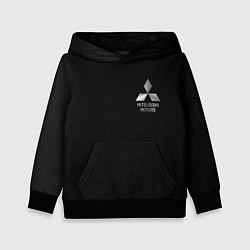Толстовка-худи детская Mitsubishi - carbon and metal, цвет: 3D-черный