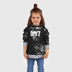 Толстовка-худи детская Dayz краски брызги, цвет: 3D-меланж — фото 2