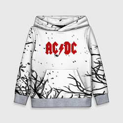 Толстовка-худи детская AC DC steel bend, цвет: 3D-меланж