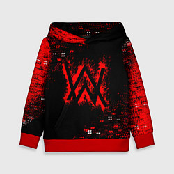 Толстовка-худи детская Alan walker k-391, цвет: 3D-красный