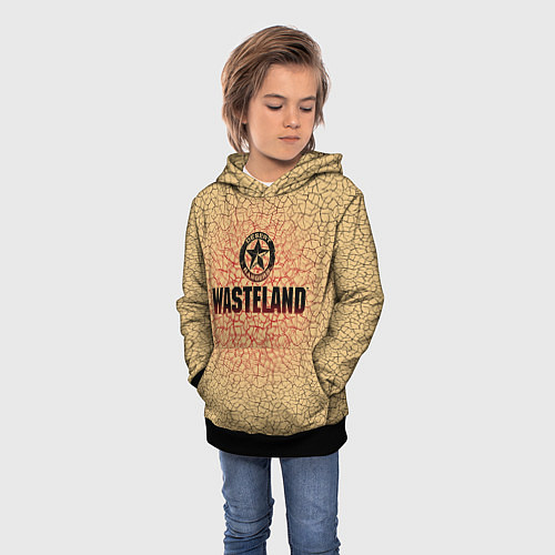 Детская толстовка Wasteland со значком рейнджера / 3D-Черный – фото 3